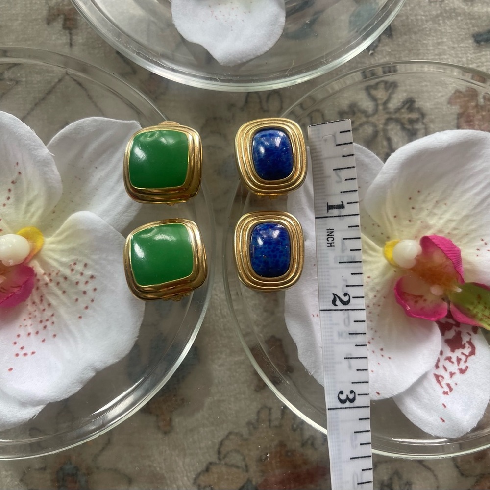 Christian Dior & Nina Ricci Vintage Earrings Bundle - Picture 2 of 8